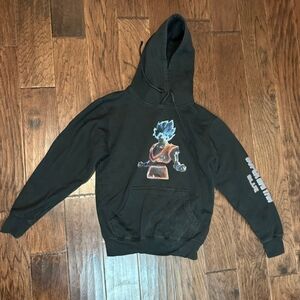 Dragon Ball Super Goku Ultra Instinct Men's Black Sweatshirt - Small